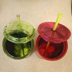 TWO BRAND NEW STARBUCKS,24oz TUMBLRS